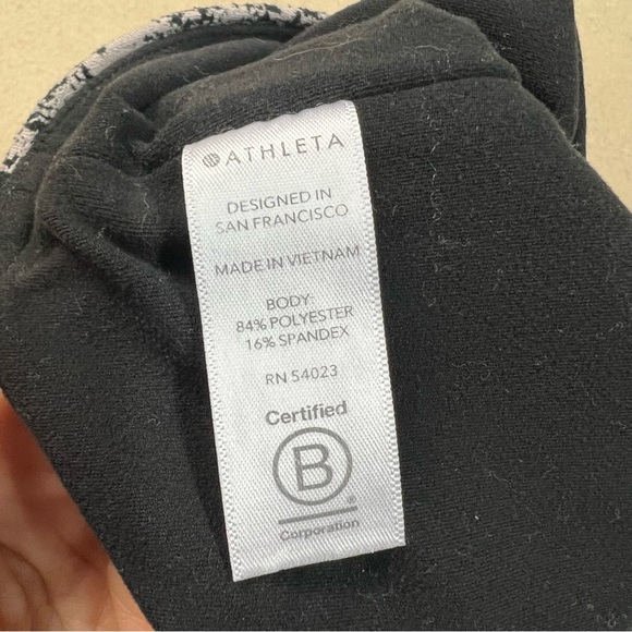 Athleta Tights Women's Medium Gray 7/8 Glades Ultra High Rise Elation Flagstone - Picture 7 of 10